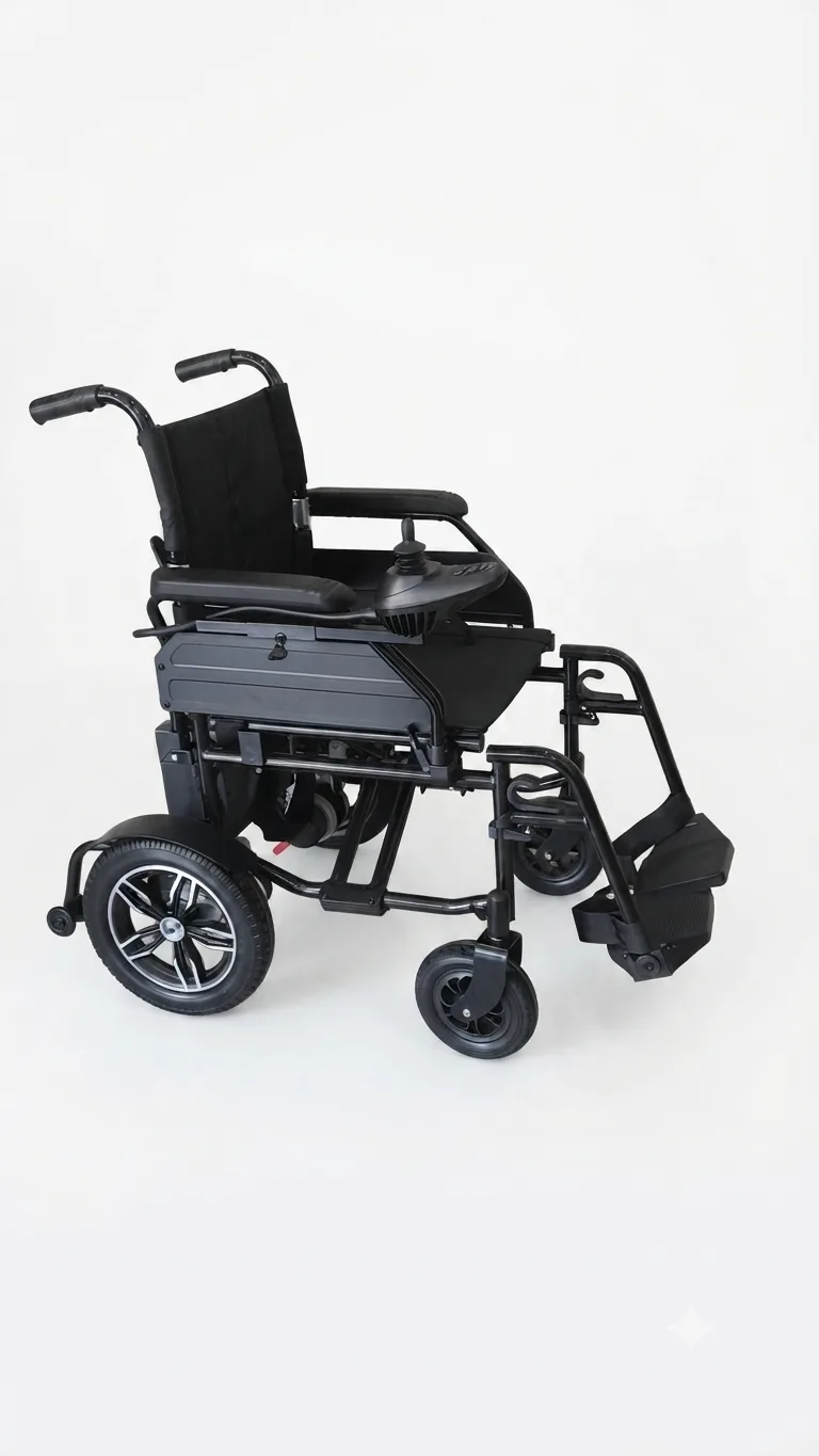 Ekonomik Model Katlanabilir Akülü Tekerlekli Sandalye